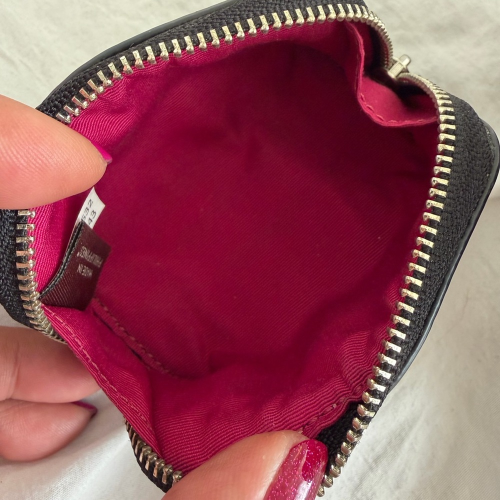 👑✅PRICE FIRM✅ Coach Leather Fuchsia Leopard Print Accessory RARE Trio🔥🔥🔥 - Picture 10 of 16
